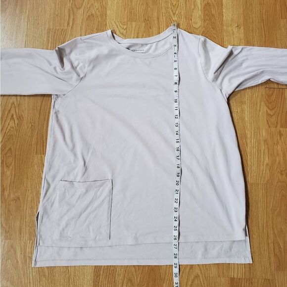 ✨ EILEEN FISHER ✨ Cotton Long Sleeve Pocket Top - [Large, Mauve] - Picture 10 of 14